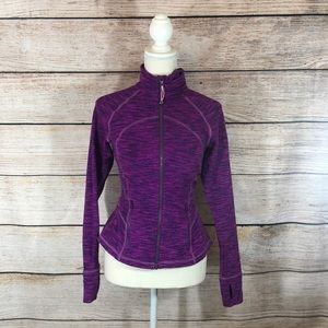 LULULEMON magenta soft simple zip